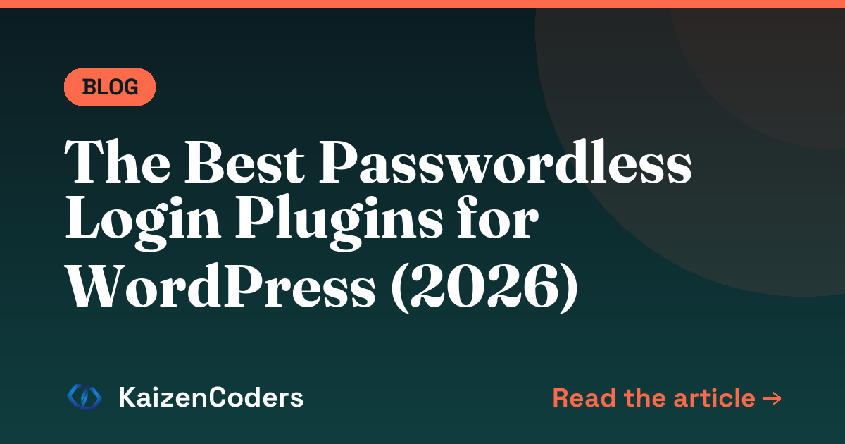 The Best Passwordless Login Plugins for WordPress (2026)